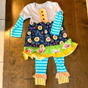 Boutique little girls set 5T
